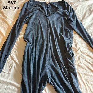 Smash + Tess full length long sleeve romper